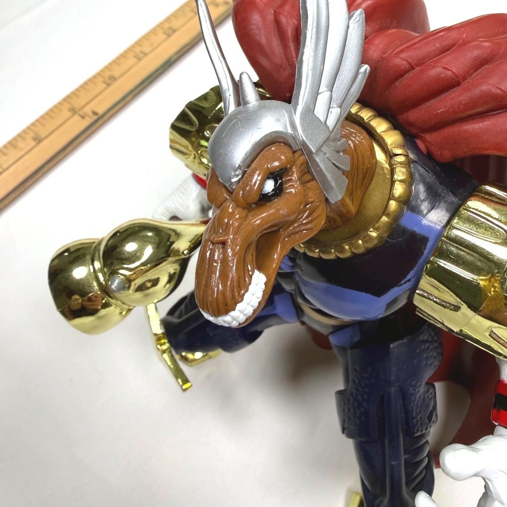 1997 Toy Biz Marvel Beta Ray Bill Complete Action Figure w/ Cape Hammer